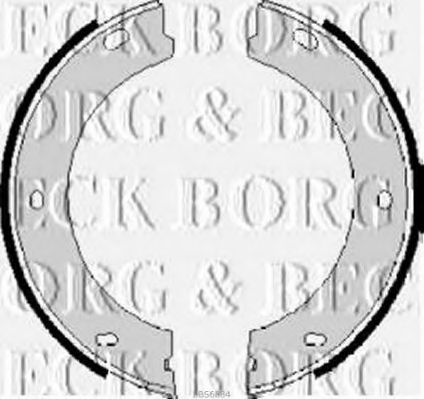 Комплект тормозных колодок BORG & BECK BBS6084