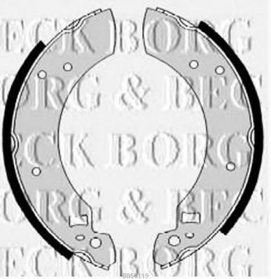 Комплект тормозных колодок BORG & BECK BBS6119