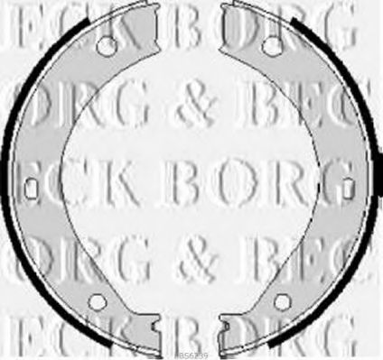 Комплект тормозных колодок BORG & BECK BBS6239