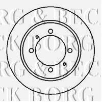 Тормозной диск BORG & BECK BBD4215