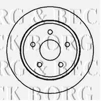 Тормозной диск BORG & BECK BBD4248