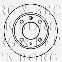 Тормозной диск BORG & BECK BBD4482