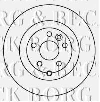 Тормозной диск BORG & BECK BBD4600