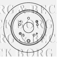 Тормозной диск BORG & BECK BBD4610