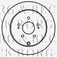 Тормозной диск BORG & BECK BBD4763