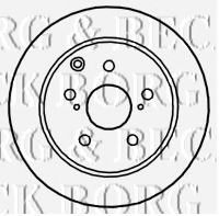 Тормозной диск BORG & BECK BBD4771