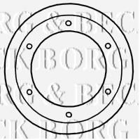 Тормозной диск BORG & BECK BBD5921S