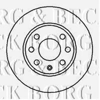 Тормозной диск BORG & BECK BBD4224