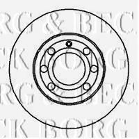 Тормозной диск BORG & BECK BBD4242