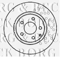 Тормозной диск BORG & BECK BBD4292