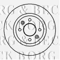 Тормозной диск BORG & BECK BBD4317
