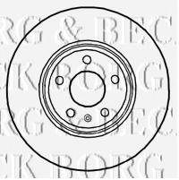 Тормозной диск BORG & BECK BBD4689