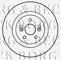 Тормозной диск BORG & BECK BBD4814