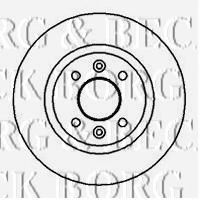 Тормозной диск BORG & BECK BBD4846