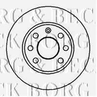 Тормозной диск BORG & BECK BBD4858
