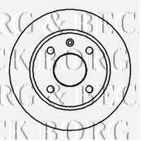 Тормозной диск BORG & BECK BBD4886