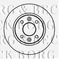 Тормозной диск BORG & BECK BBD4928