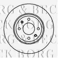 Тормозной диск BORG & BECK BBD4976