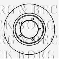 Тормозной диск BORG & BECK BBD4980