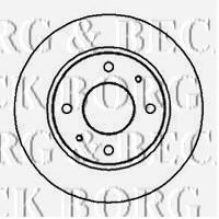 Тормозной диск BORG & BECK BBD4991