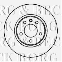 Тормозной диск BORG & BECK BBD5056