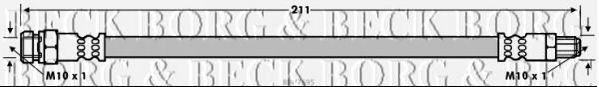 Тормозной шланг BORG & BECK BBH7695