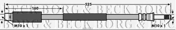Тормозной шланг BORG & BECK BBH7903