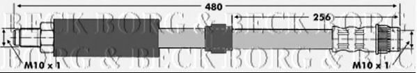 Тормозной шланг BORG & BECK BBH6604