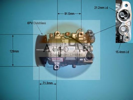 Компрессор, кондиционер AUTO AIR GLOUCESTER 14-1272