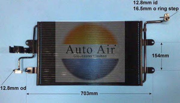 Конденсатор, кондиционер AUTO AIR GLOUCESTER 16-9560