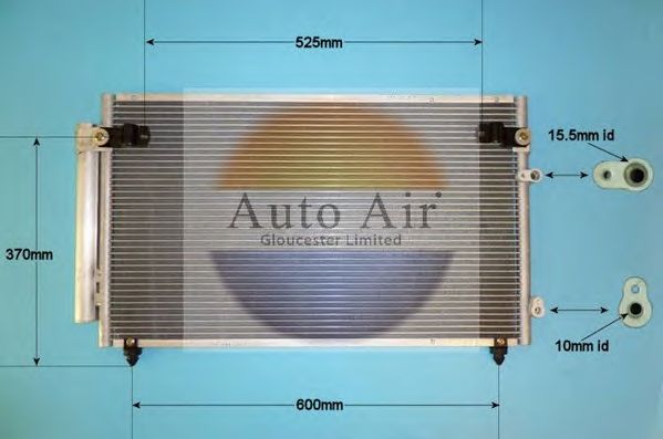 Конденсатор, кондиционер AUTO AIR GLOUCESTER 16-1014