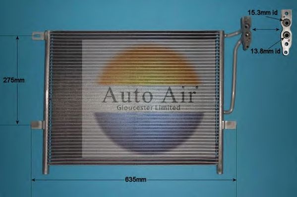 Конденсатор, кондиционер AUTO AIR GLOUCESTER 16-6101