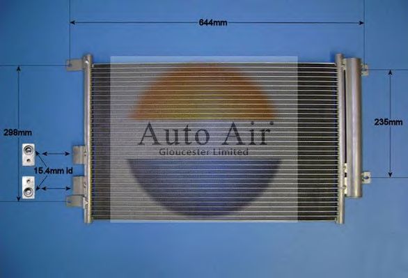 Конденсатор, кондиционер AUTO AIR GLOUCESTER 16-9694