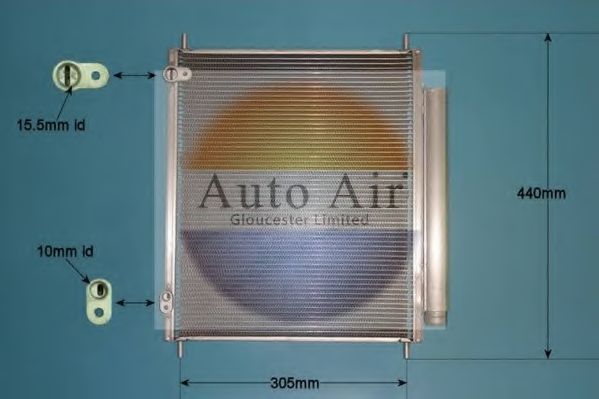 Конденсатор, кондиционер AUTO AIR GLOUCESTER 16-9814