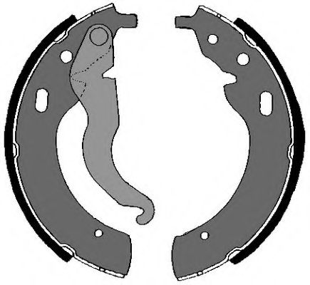 Комплект тормозных колодок VEMA 84034