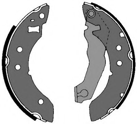 Комплект тормозных колодок VEMA 84139