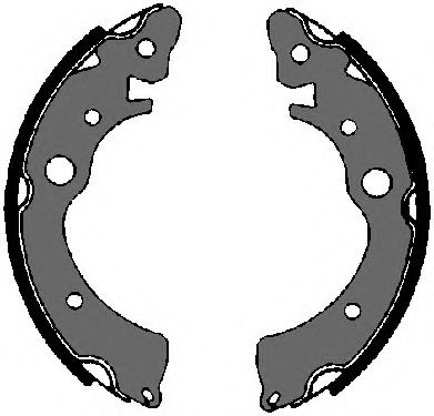 Комплект тормозных колодок VEMA 84637