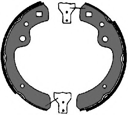 Комплект тормозных колодок VEMA 84656