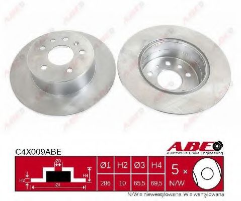 Тормозной диск ABE C4X009ABE