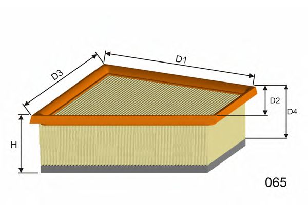 Воздушный фильтр MISFAT P521A