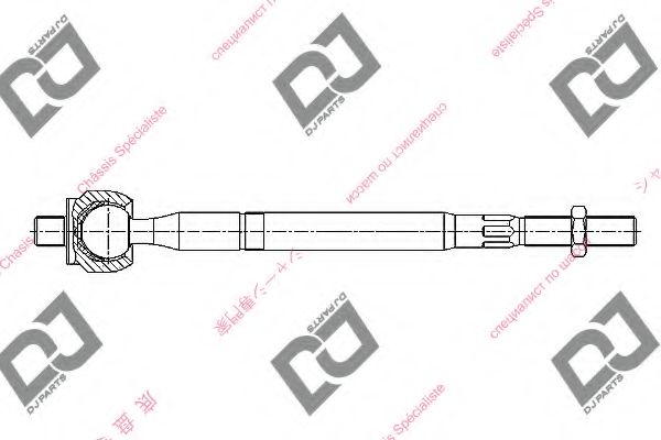Осевой шарнир, рулевая тяга DJ PARTS DR1260