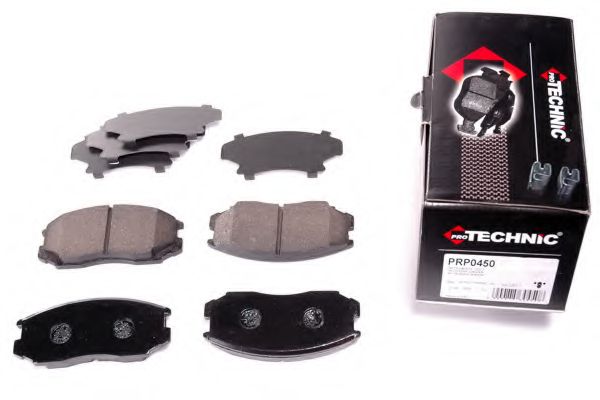 Комплект тормозных колодок, дисковый тормоз PROTECHNIC PRP0450