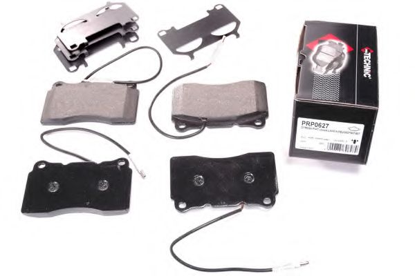Комплект тормозных колодок, дисковый тормоз PROTECHNIC PRP0627
