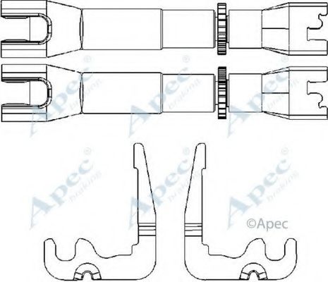 Система тяг и рычагов, тормозная система APEC braking ADB3007