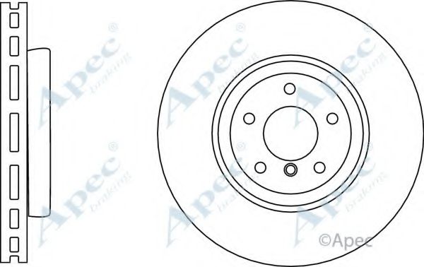 Тормозной диск APEC braking DSK3162