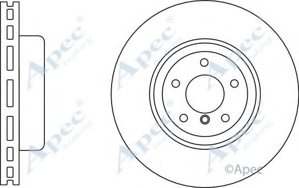 Тормозной диск APEC braking DSK3163