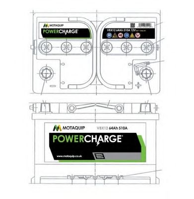 Стартерная аккумуляторная батарея MOTAQUIP 067