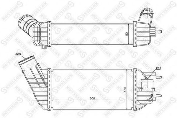 Интеркулер STELLOX 10-40030-SX