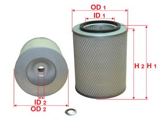 Воздушный фильтр SAKURA  Automotive A1308