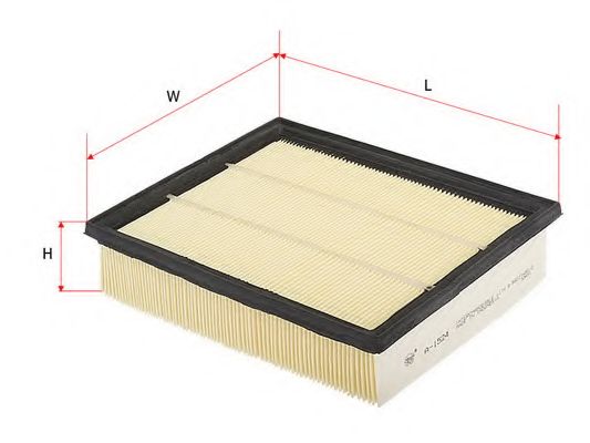 Воздушный фильтр SAKURA  Automotive A-1524